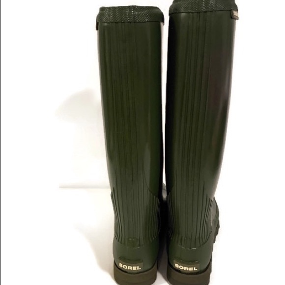 Sore Joan Rain Tall Gloss Waterproof Green - Picture 3 of 4